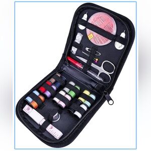 NWT No Label Black 42pc Sewing Kit